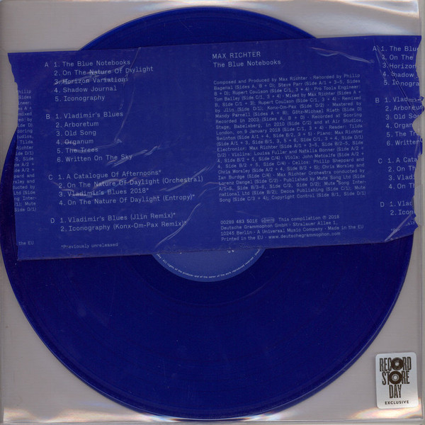 Blue Notebooks (limited Blue Edition) (vinyl)