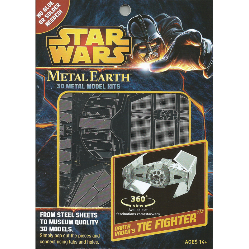 Metal Earth Star Wars Darth Vaders Tie