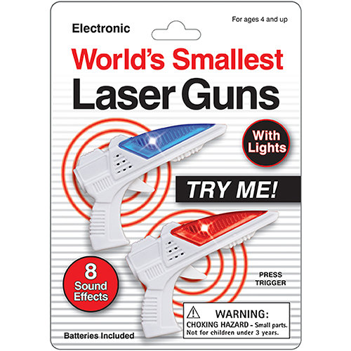Worlds Smallest Laser Guns 2 Pack