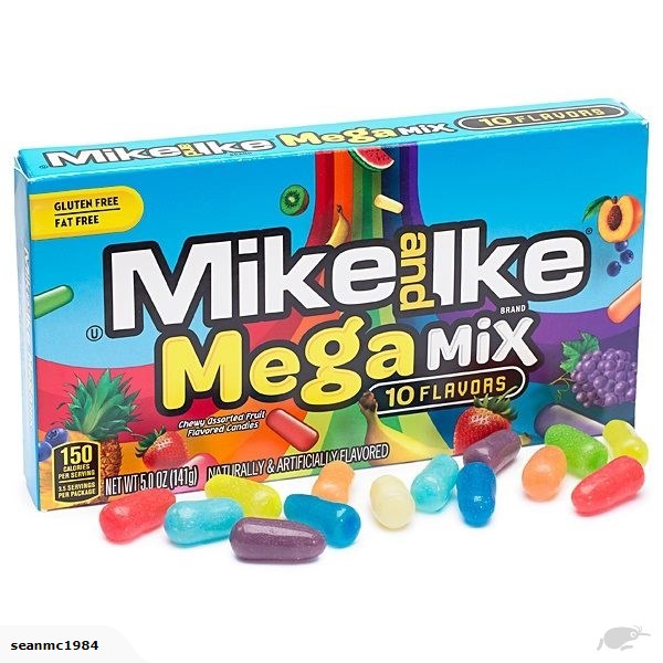 Mike And Ike Mega Mix Theatre Box 142g