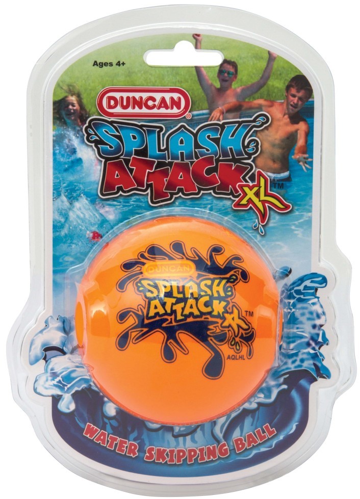 Splash Attack Water Skipping Ball Xl (Assorted Colours) Duncan