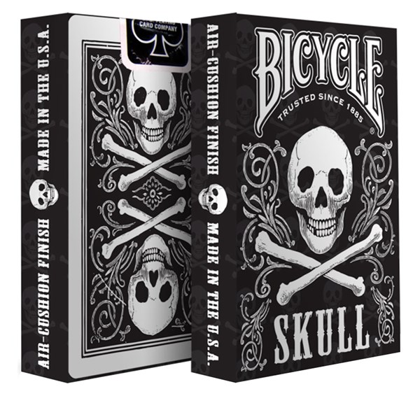 bicycle skull playing cards
