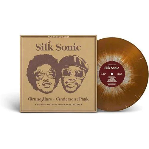 An Evening With Silk Sonic (Brown And White Splatter Edition) (Vinyl)