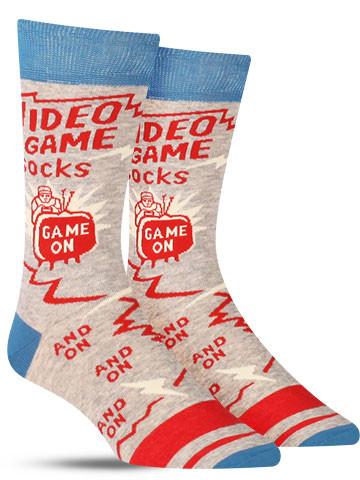 Video Game Socks - Men's Novelty Dress Socks