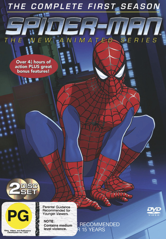 Spiderman New Animated Series Season One 2dvd Real Groovy