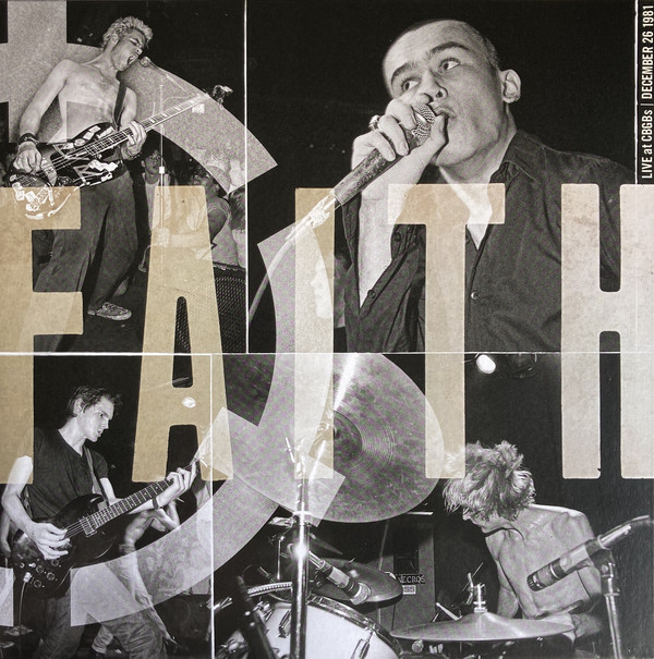 Faith Live At Cbgbs 1981 (Blue Edition) (Vinyl)