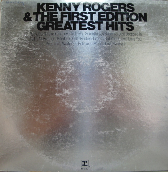 Kenny Rogers / First Edition: Greatest Hits - Silver Cover - Nz - Real  Groovy