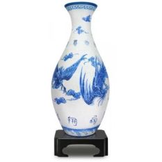 Puzzle Vase Oriental Floral Pattern