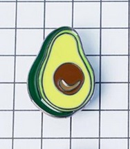 Avocado Badge Pin