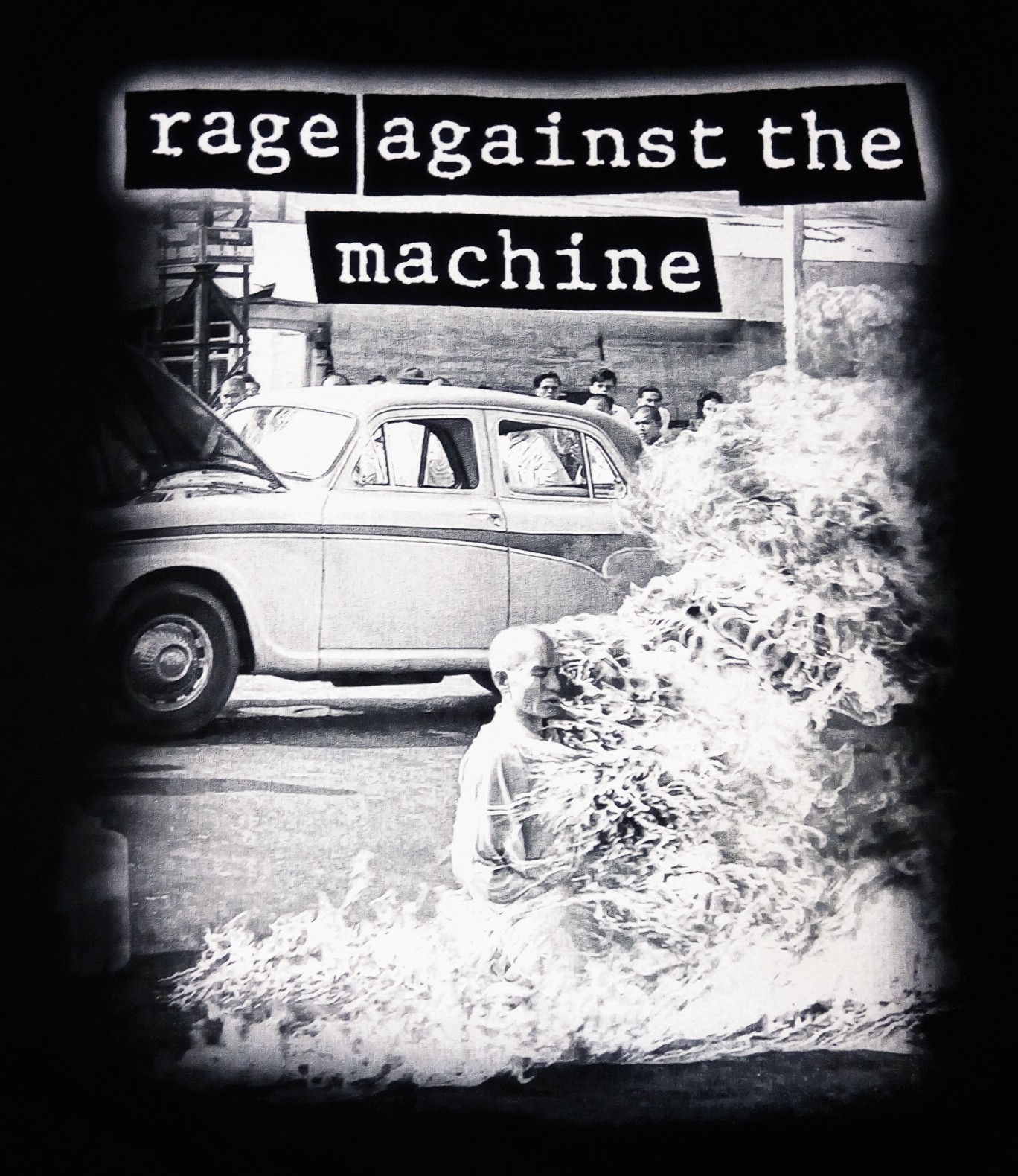Rage Against The Machine (XL) Self Titled Album Cover Tee