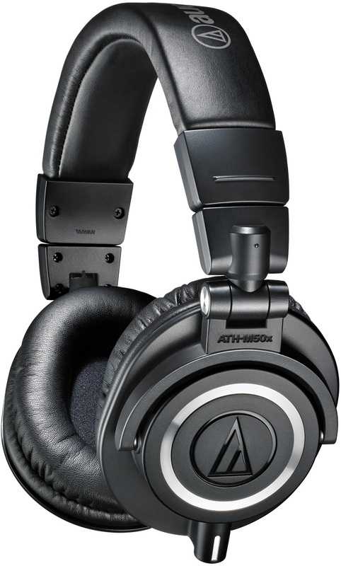 Audio Technica Athm50x Studio Headphones Dynamic Closed Black M50x