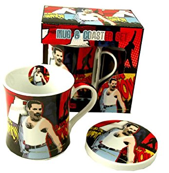 Freddie Mercury Pop Mug And Coaster