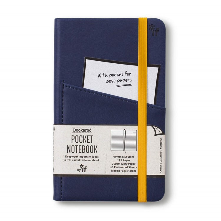 Pocket Notebook Navy  A6
