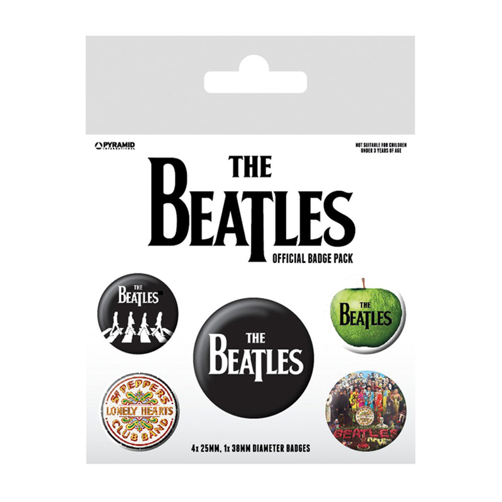 Beatles White Badge Pack