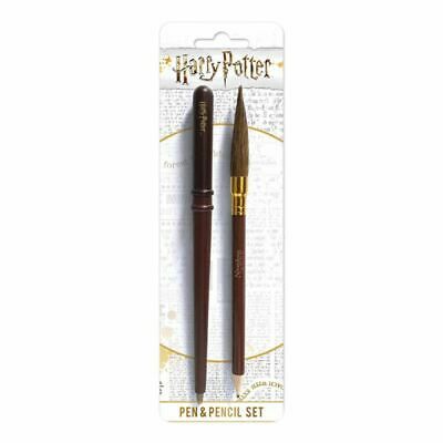 Harry Potter Wand And Brush Pencil Set