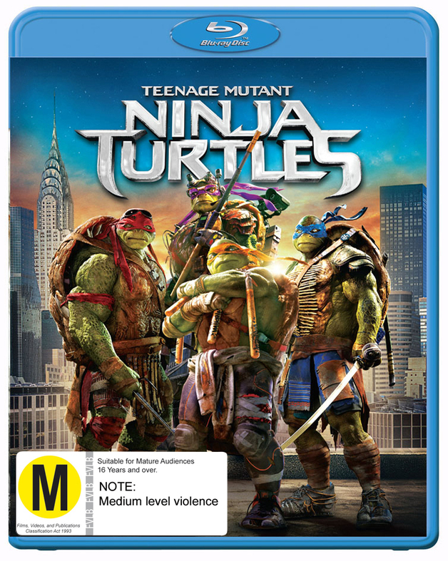 teenage mutant ninja turtles 2014 dvd