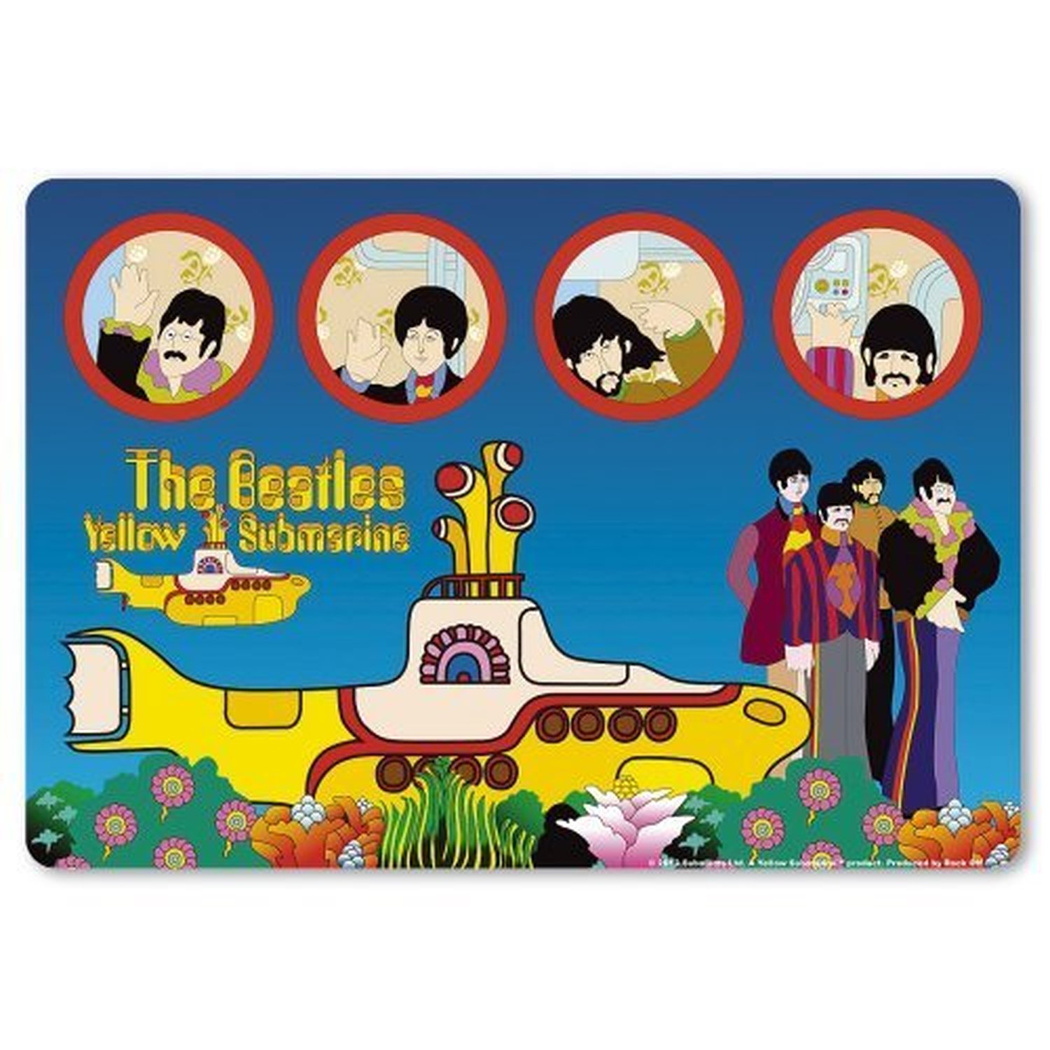 Beatles Mouse Mat Mouse Pad Yellow Submarine