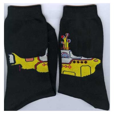 Beatles Socks Crew Unisex Yellow Submarine (Uk Size 7 - 11)