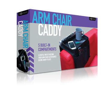 Arm Chair Caddy With 5 Compartments