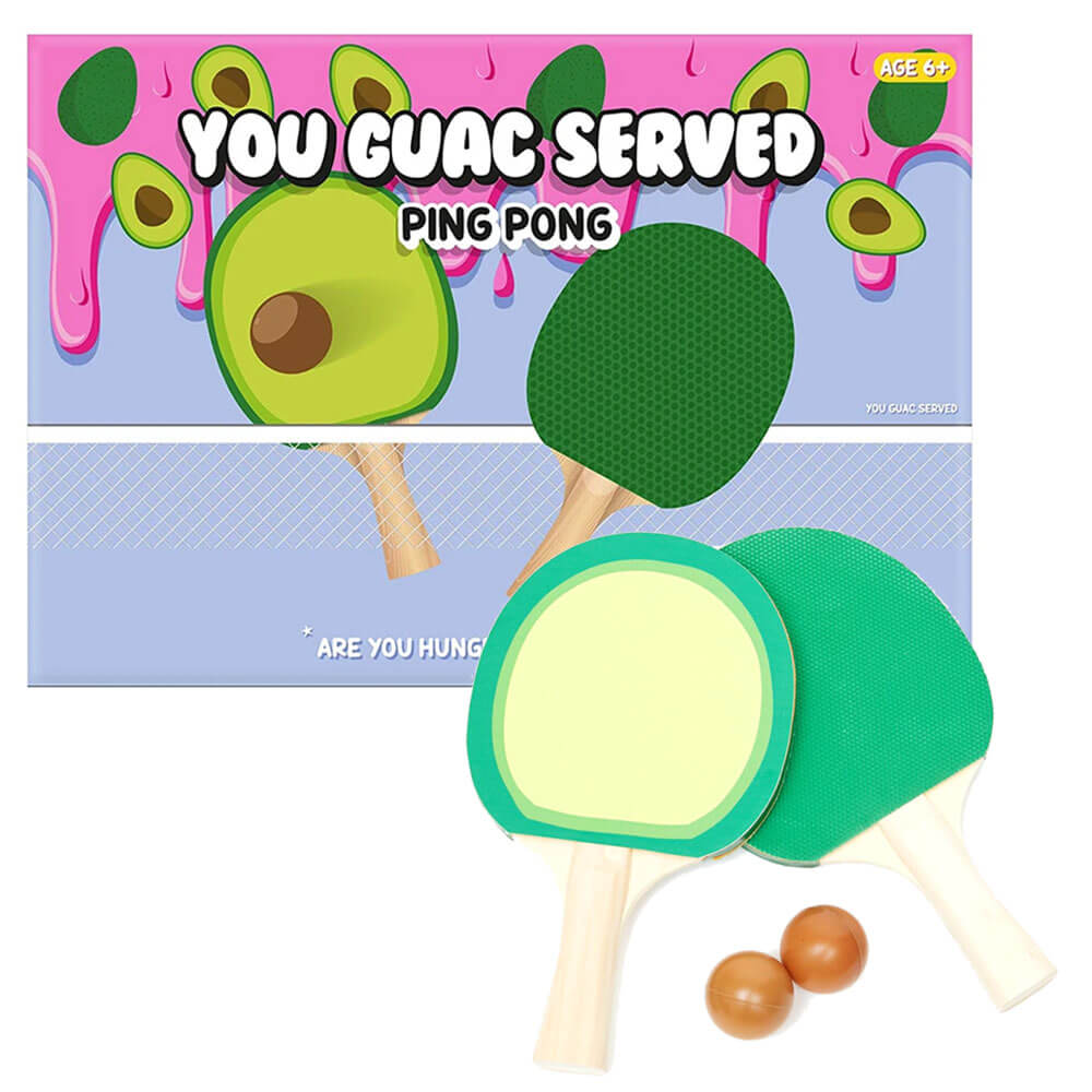 You Guac Served Ping Pong Avocado