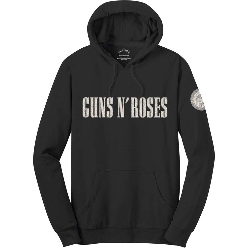 Guns N Roses (L) Logo Arm Hoodie Sweatshirt