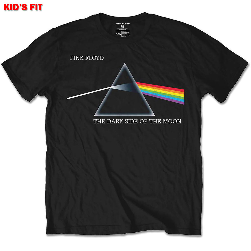 Pink Floyd Kids (11-12) Tee: Dark Side Of The Moon Years Dsom Prism