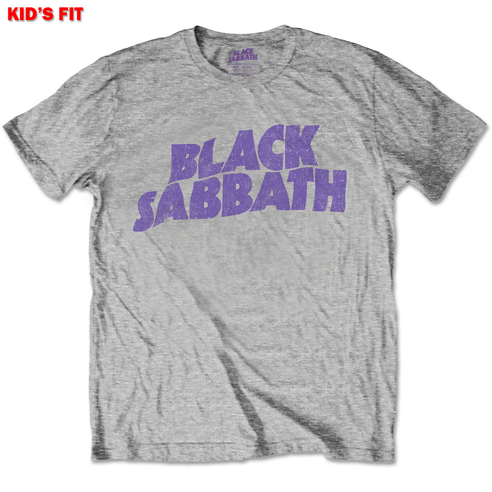 Black Sabbath Kids 13-15 Years Wavy Logo Tee