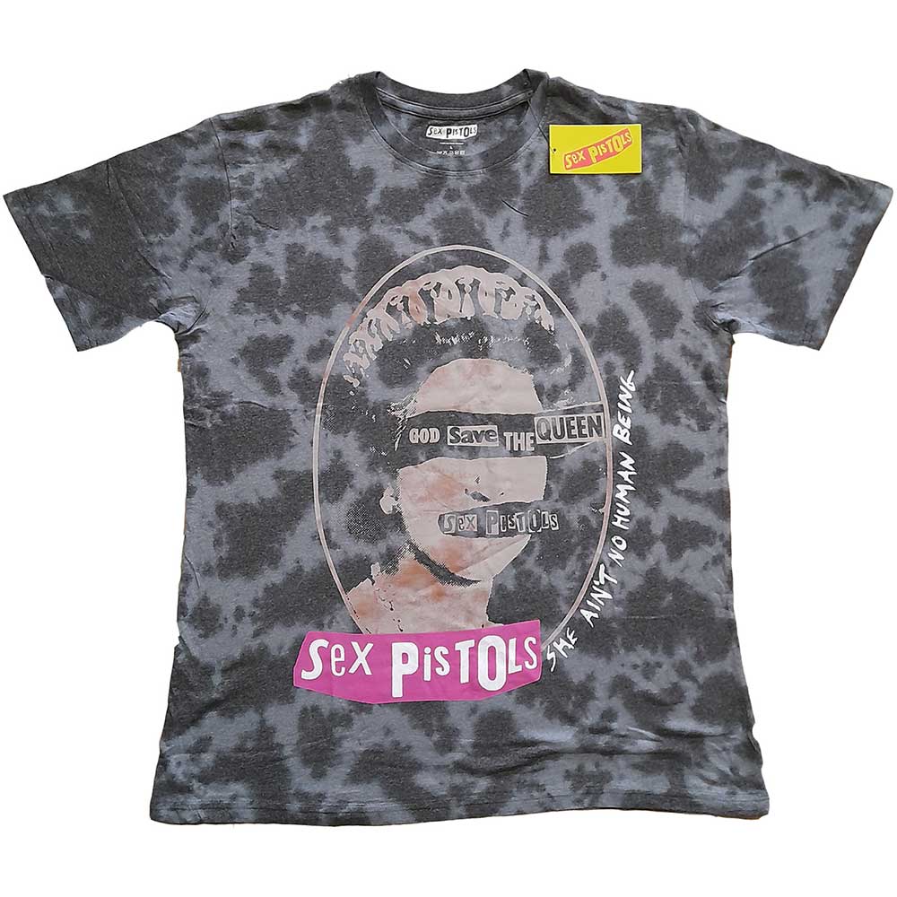 Sex Pistols (XL) Retro Tee (Dip-dye) God Save The Queen - Real Groovy