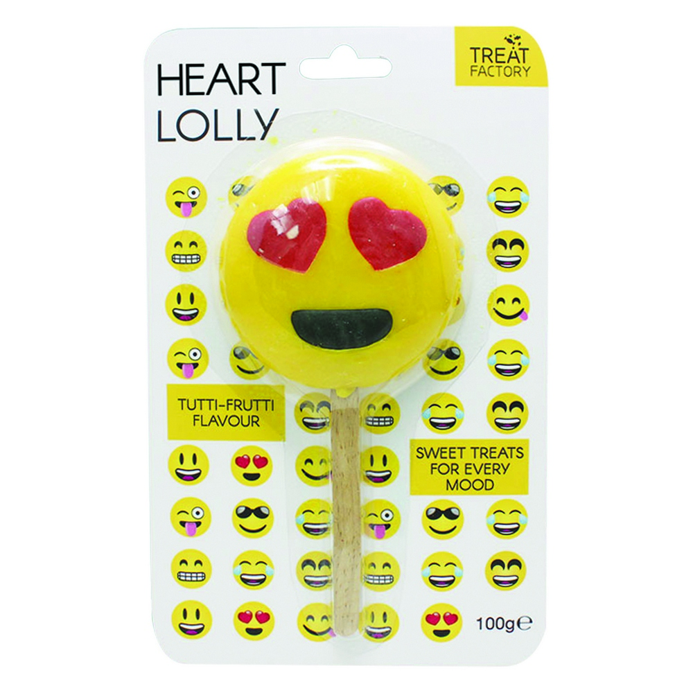 Emoticon Love Heart Eyes Lolly 3d Giant Lollipop