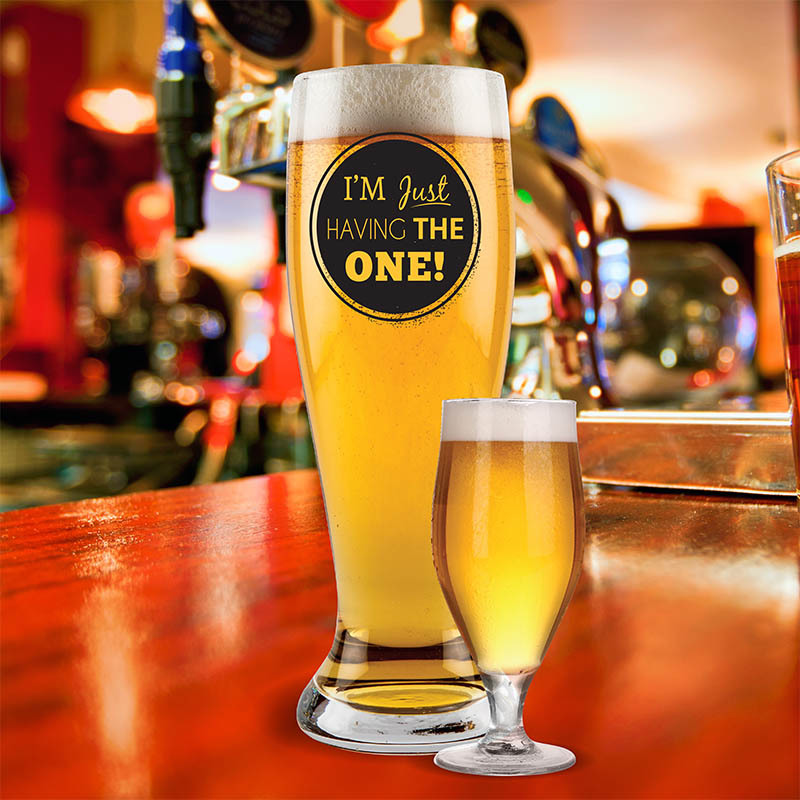 Giant Beer Glass With Printing
