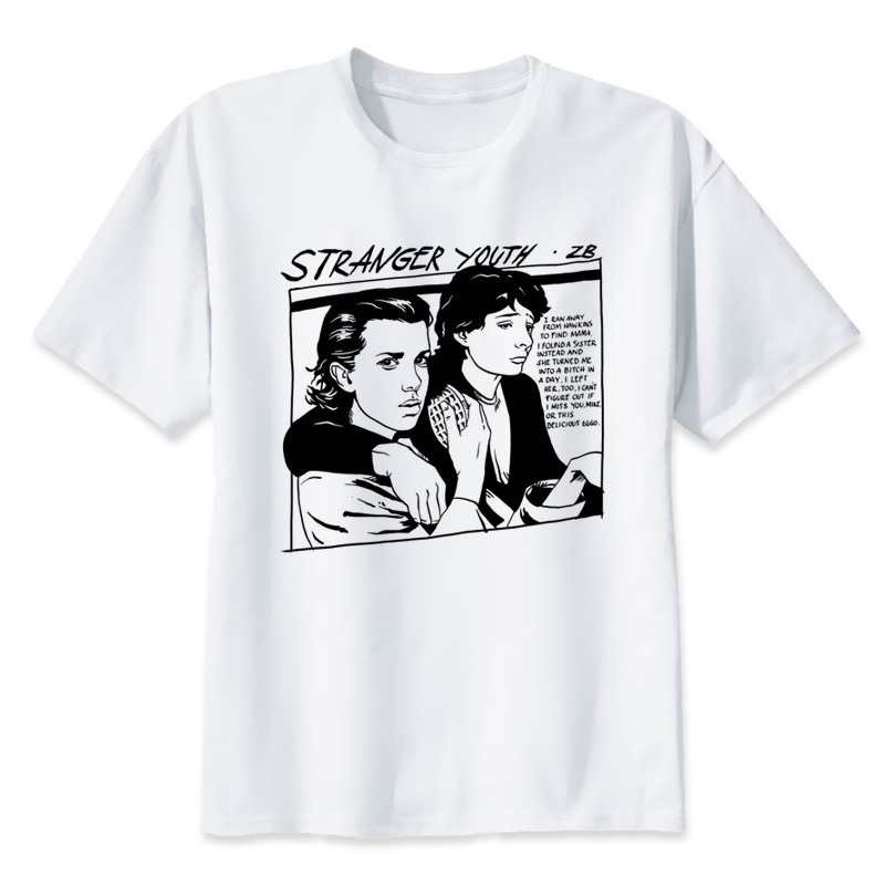 Stranger Things (XL) Sonic Youth Womens Tshirt