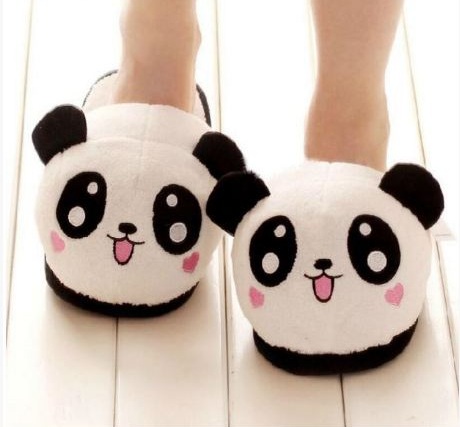 Panda Slippers Plush