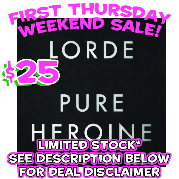 Pure Heroine Deluxe Lp *WEEKEND PRICE* - BEFORE ORDERING READ DETAILS BELOW