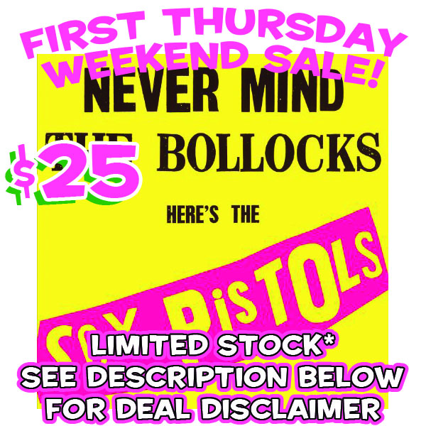 Never Mind The Bollocks LP *WEEKEND PRICE* - BEFORE ORDERING READ DETAILS BELOW