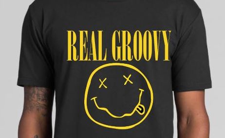 Real Groovy Nirvana (4xl) Tee Black