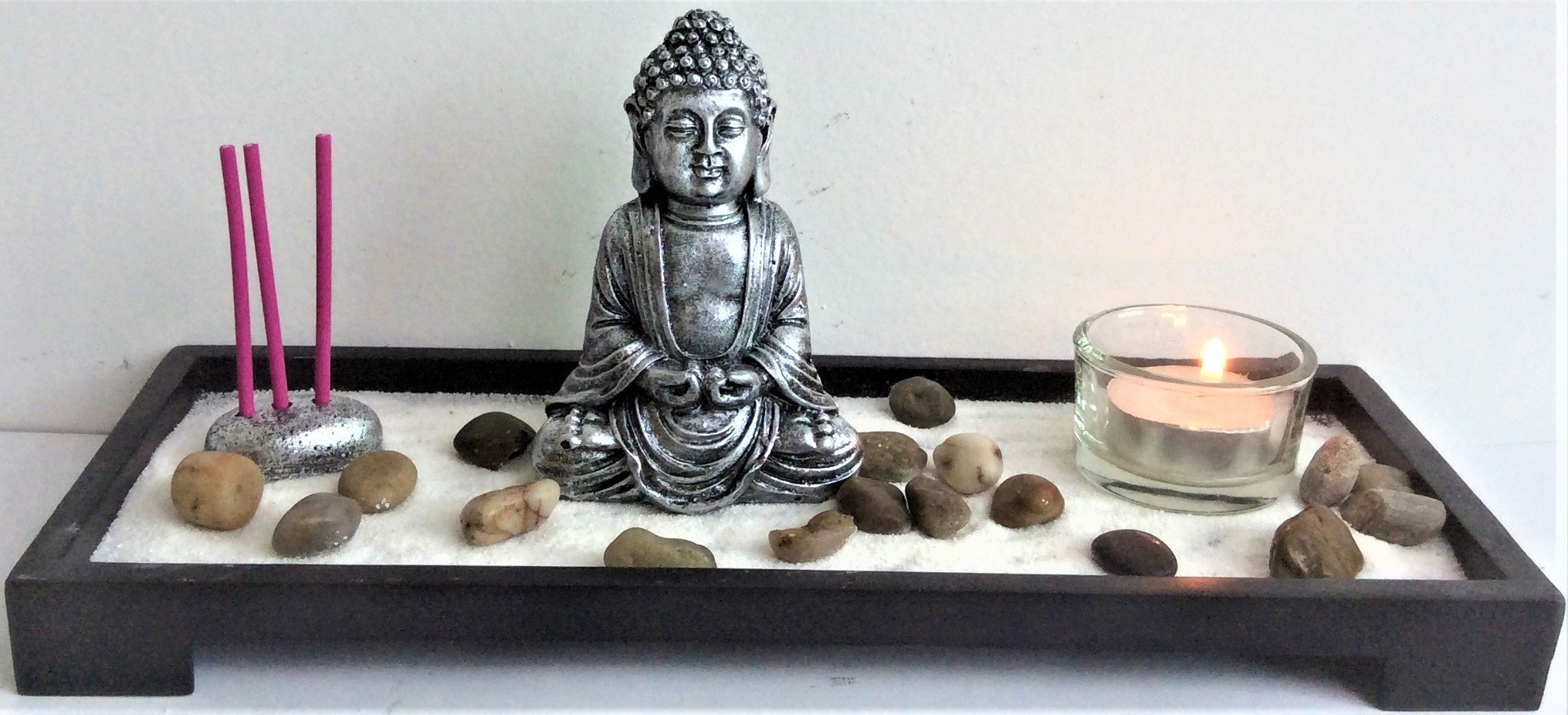 Zen Garden Buddha Candle And Incense