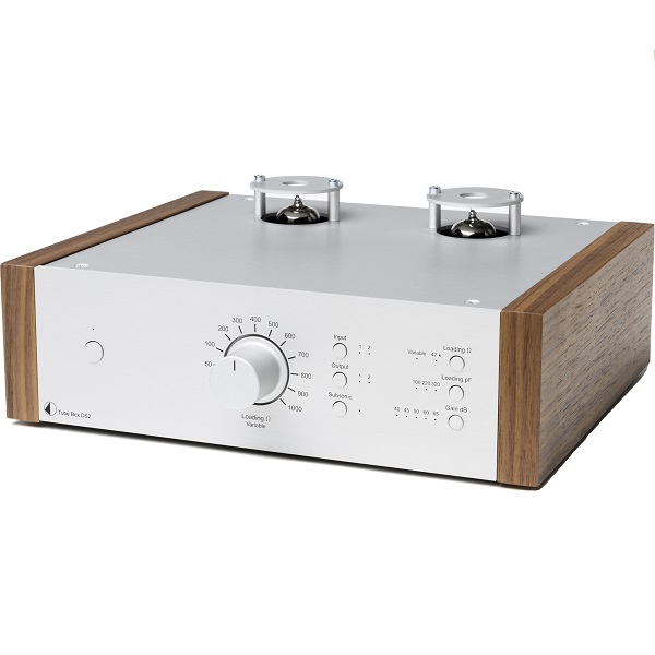 Project Tube Box Ds2 Phono Preamp Silver Walnut