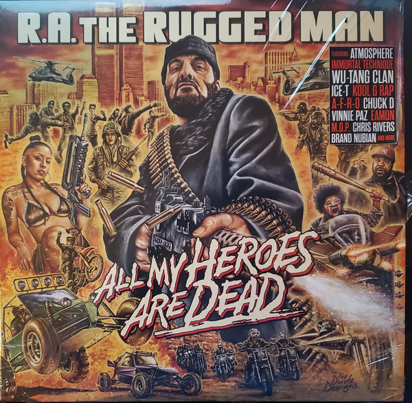 All My Heroes Are Dead - Orange And Black Splatter Vinyl - Autorgraphed