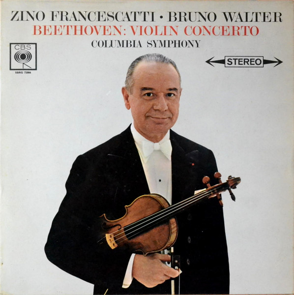 Violin Concerto - Francescatti Walter Cso - Uk