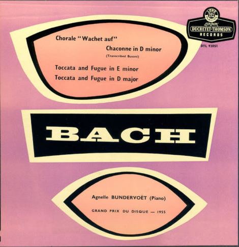 Bach Recital - Agnelle Bundervoet