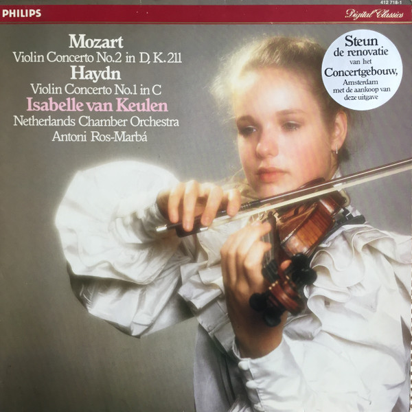 Violin Concerto No 2 In D K 211 / Violin Concerto No 1 In C = Netherlands Co Ros-marba