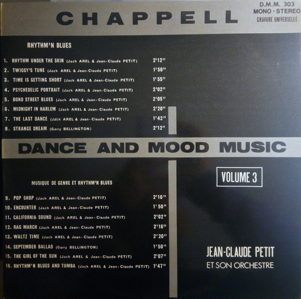 Chappell Dance And Mood Music Vol 3