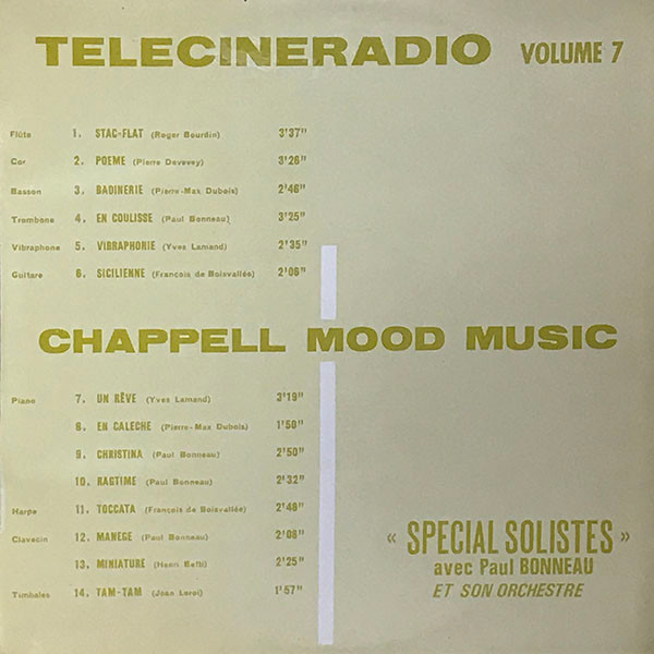 Chappell Mood Music - Telecineradio Vol 7