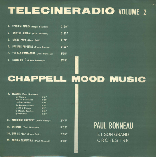 Chappell Mood Music - Telecineradio Vol 2
