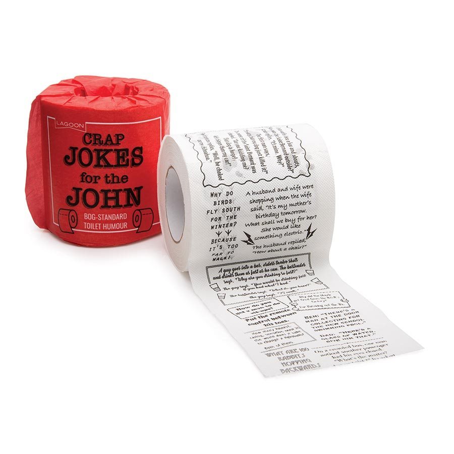 Crap Jokes For The John - Joke Toilet Paper - Real Groovy