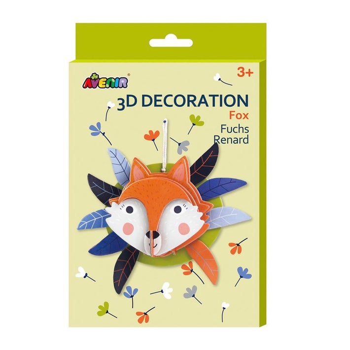 Fox 3d Puzzle Wall Decoration - Real Groovy