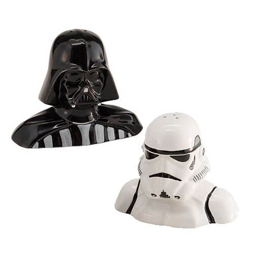 Darth Vader And Stormtrooper Salt And Pepper Star