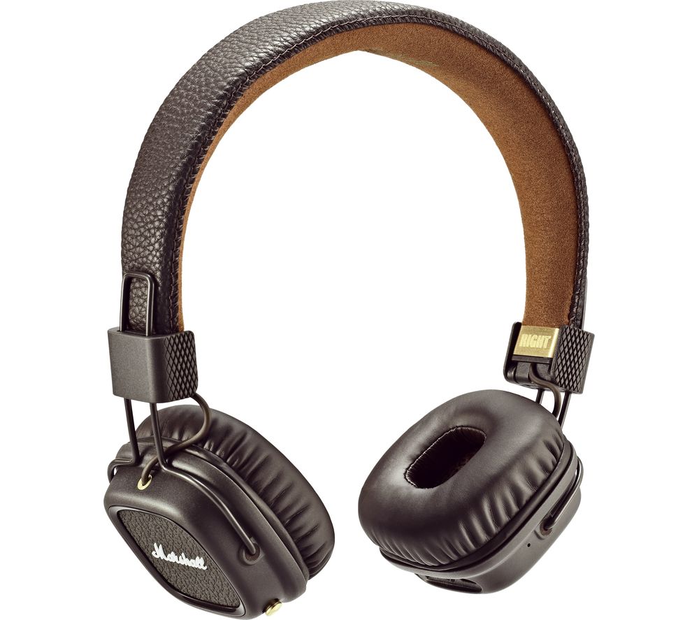 Marshall Major 2 Over Ear Headphones (Brown)
