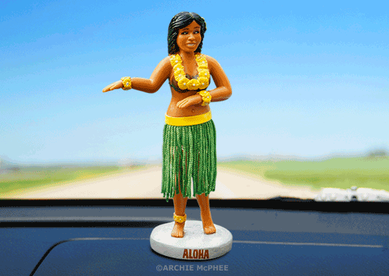 Dashboard Hula Girl Real Groovy