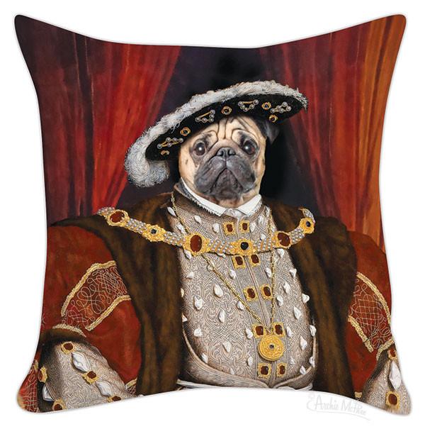 Henry The Pug Pillow